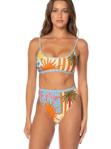 Maaji figi kąpielowe Beach Static Sully niebieskie
