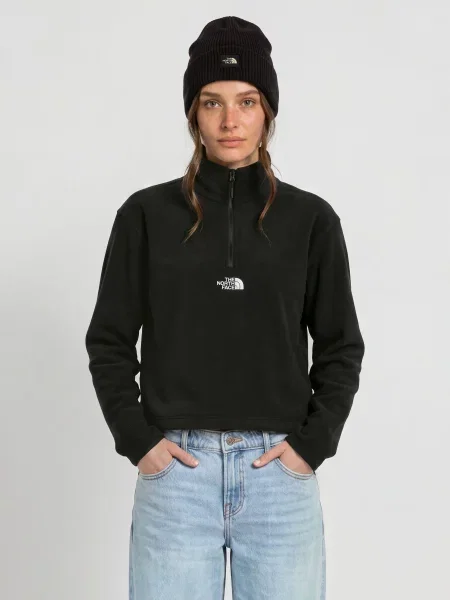 The North Face Fleecový Svetr S Kapucí Novelty černá