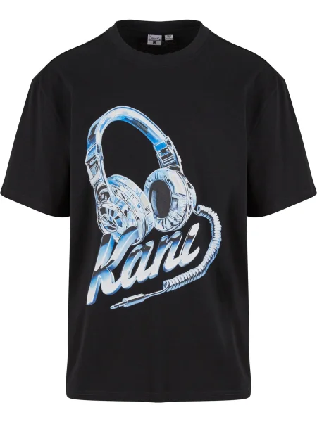 Karl Kani Tricou albastru / negru alb