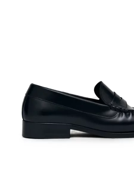 Pantofi loafer Alohas din piele negru