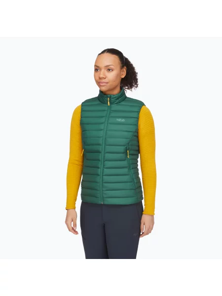 Női mellény Rab Microlight Vest green slate Microlight Vest zöld