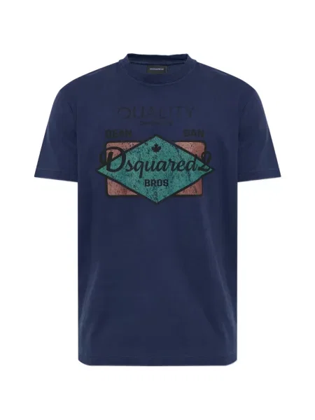 Tricou Dsquared2 cu imagine albastru