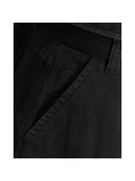 Szorty cargo Alpha Industries z siateczką czarne