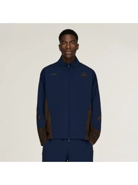 Bluza dresowa adidas x arte antwerp Z.N.E. Material Mix Full-Zip granatowa