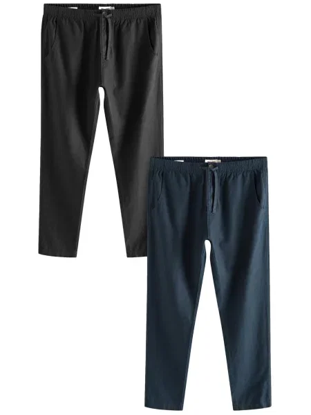 Next Chino kalhoty námořnická modř černá