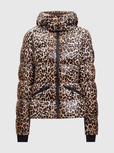 Гірськолижна пухова куртка CHERYL-A в анімалістичний принт Mackage бежевий