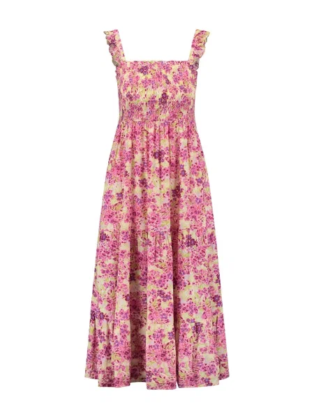 Shiwi Rochie măr / lila / ciclam / roz eozină verde
