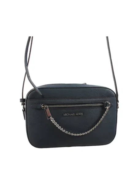 Torebka crossbody Michael Kors skórzana niebieska