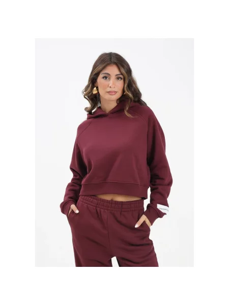 Bluza z kapturem Hinnominate z kapturem czerwona