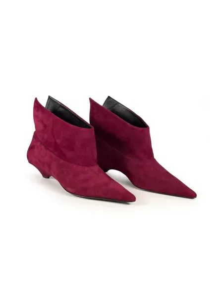 Buty do kostki Vic Matie skórzane czerwone