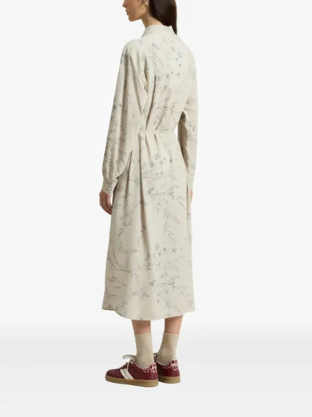 Rochie tip cămașă Woolrich cu model floral cu imagine de costum