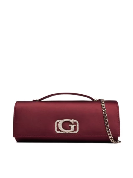 Guess Ročna torba Zalina Mini Bordo rdeča