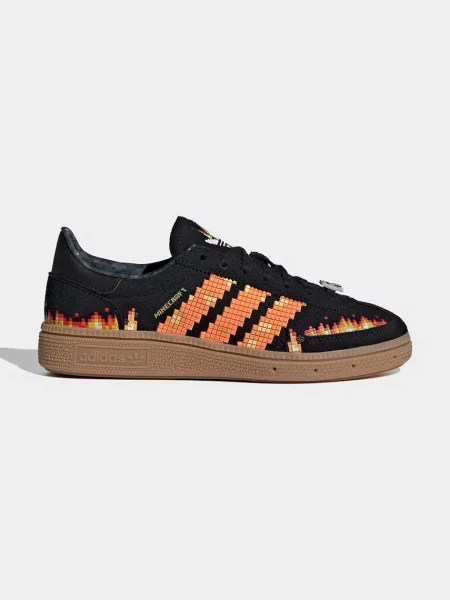 Adidas Originals Dječje kožne tenisice Minecraft HANDBALL SPEZIAL crna