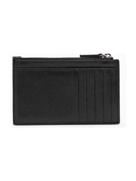 Długi portfel Balenciaga Cash skórzany czarny