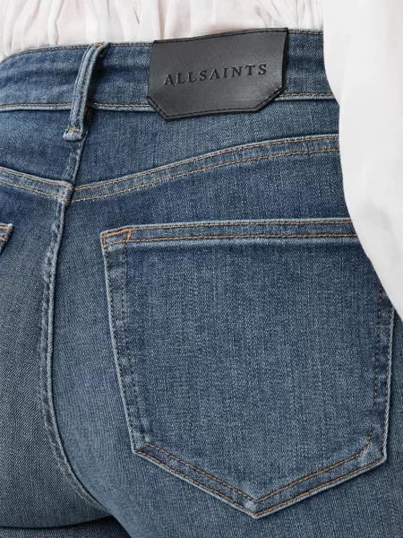 Blugi evazați Allsaints albastru