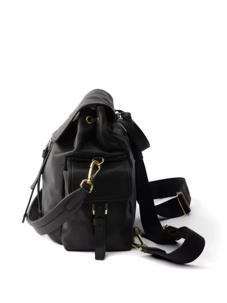 Rucsac Prada din piele negru