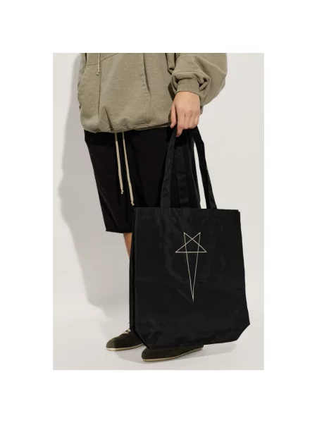 Rick Owens DRKSHDW torebka shopper czarna