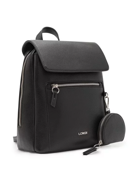 L.CREDI Rucsac Ninina / argintiu negru