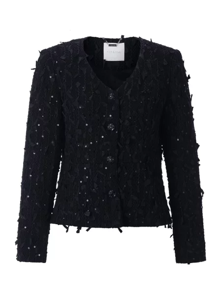 Rich & Royal Geacă de primăvară-toamnă negru