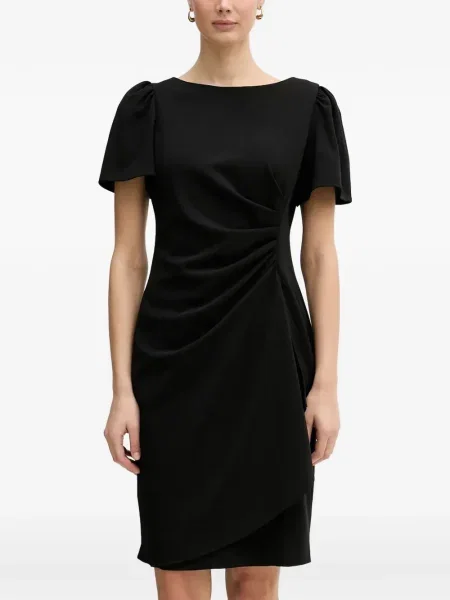 Rochie mini Dkny cu volane de costum mini negru