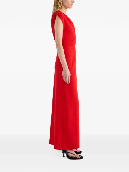 Rochie Proenza Schouler din crep roșu