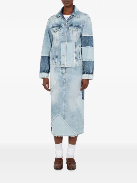Geacă de blugi Love Moschino albastru