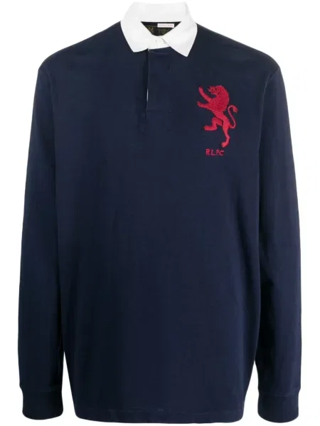 Dugo košulja Polo Ralph Lauren karirana s okruglim izrezom siva