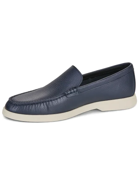 BOSS mocasini de piele Sienne albastru