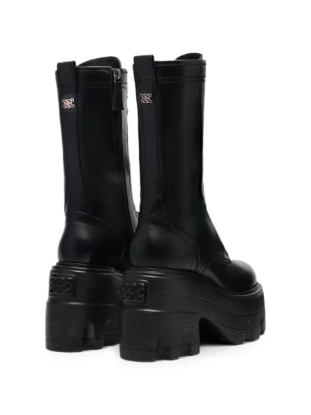 Botine Casadei din piele negru