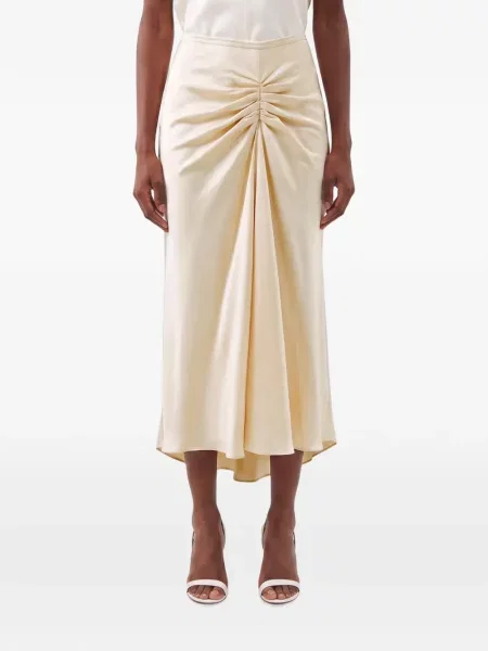 Fustă midi Victoria Beckham cu volane