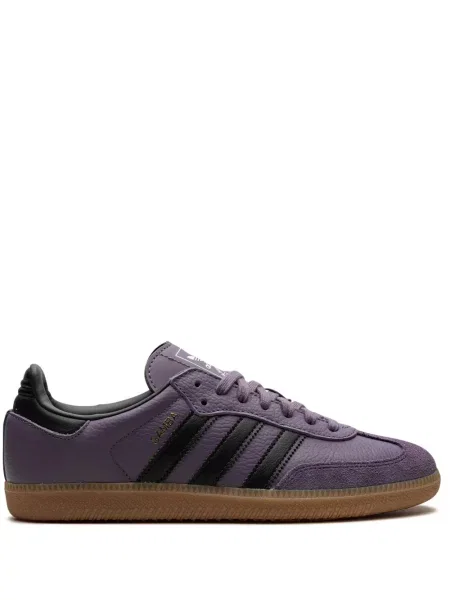 Sneakerși Adidas Samba din piele violet
