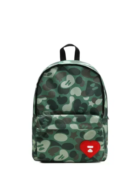 Rucsac Apee™ By *a Bathing Ape® cu imagine cu model camuflaj verde