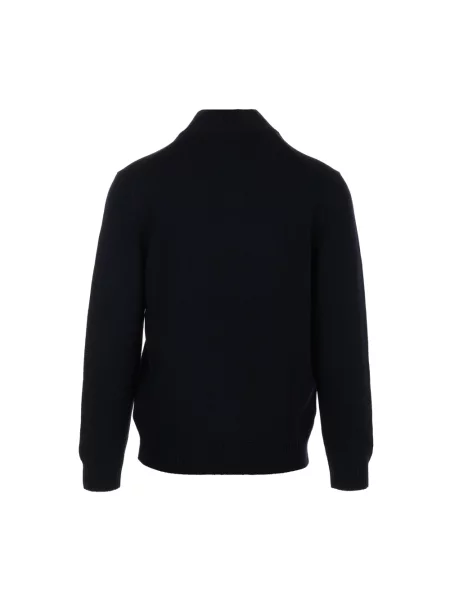 Lniany sweter Fay niebieski