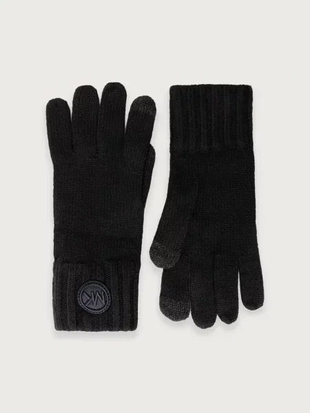 MICHAEL Michael Kors mănuși pentru femei cu amestec de lână negru