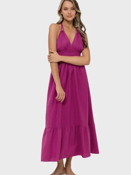 Лляна сукня Marc&andre рожева