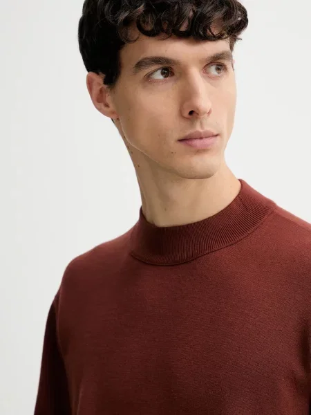 Calvin Klein Pulóver rozsdavörös narancsszínű