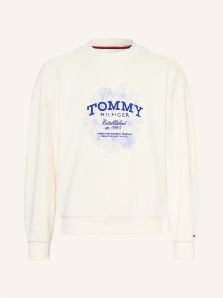 Tommy Hilfiger Mikina / tmavě modrá bílá