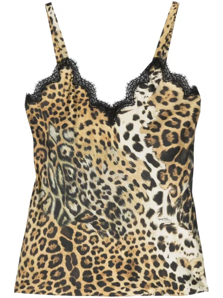 Top Roberto Cavalli cu imagine cu model leopard