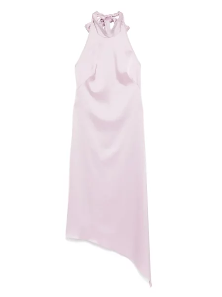 Rochie Amsale cu gât halter de costum violet