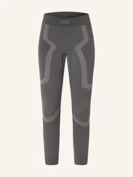 X-Bionic Funkční Kalhoty X-Ential Se Zkrácenou Délkou Nohavic tmavě / světle šedá