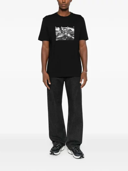Tricou Hugo cu imagine negru