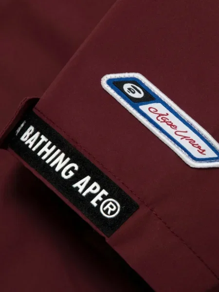 Geacă Aape By A Bathing Ape cu glugă roșu