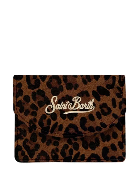 Portofel Mc2 Saint Barth cu imagine cu model leopard maro