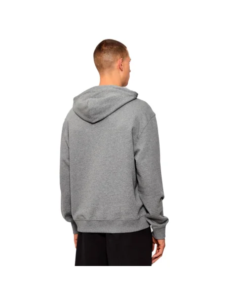 Geacă de blugi Calvin Klein Jeans din material terry gri
