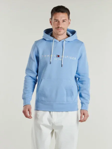 Mikina Tommy Hilfiger modrá