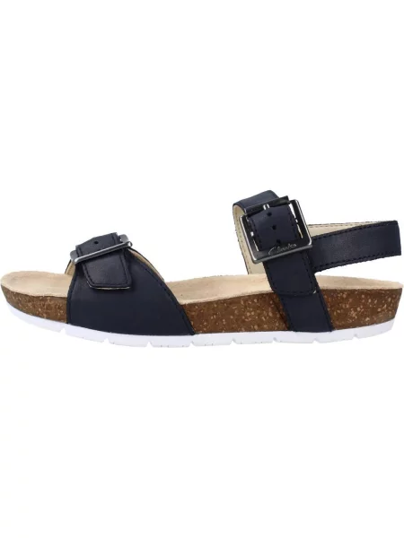Sandały CLARKS RIVER SAND K niebieski