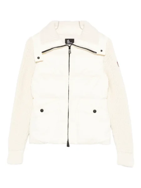 Geacă cu puf Moncler Grenoble alb