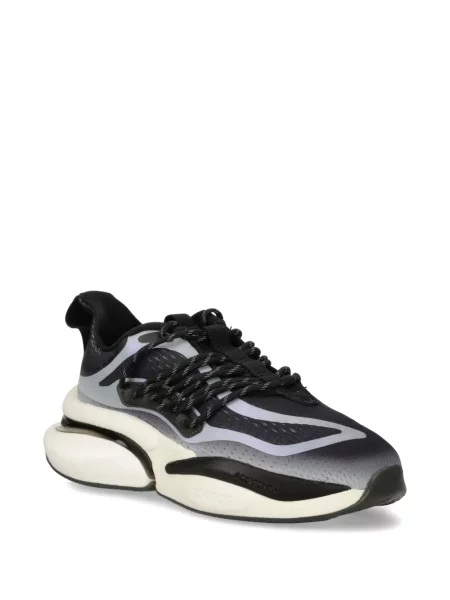 Sneakerși Adidas Cloudfoam alergare cu dungi cu platformă verde