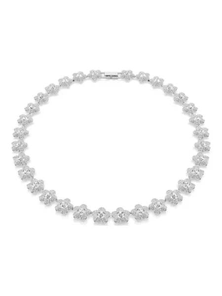 Naszyjnik Swarovski szary