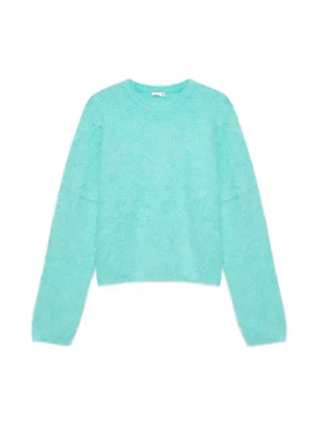 Pull&Bear Svetr aqua modrá